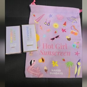 Naked Sundays Sunscreen Set with Bag